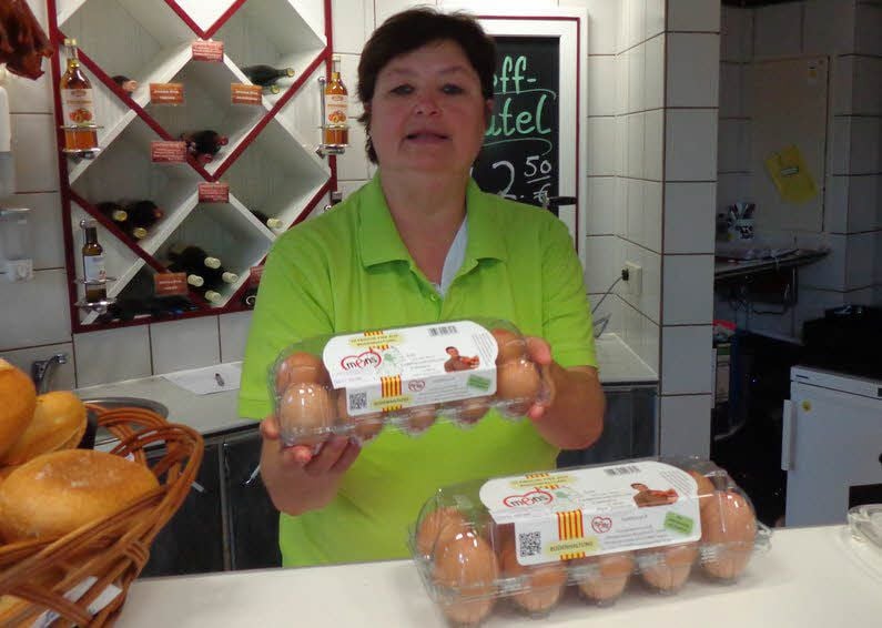 Bei Petra Richter im Seydaland-Markt Elster sind Mark Zwuschener Eier jetzt verstärkt gefragt.