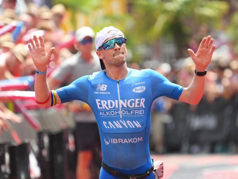 Patrick Lange ist einer Stars bei der Ironman European Championship in Frankfurt. Foto: Arne Dedert