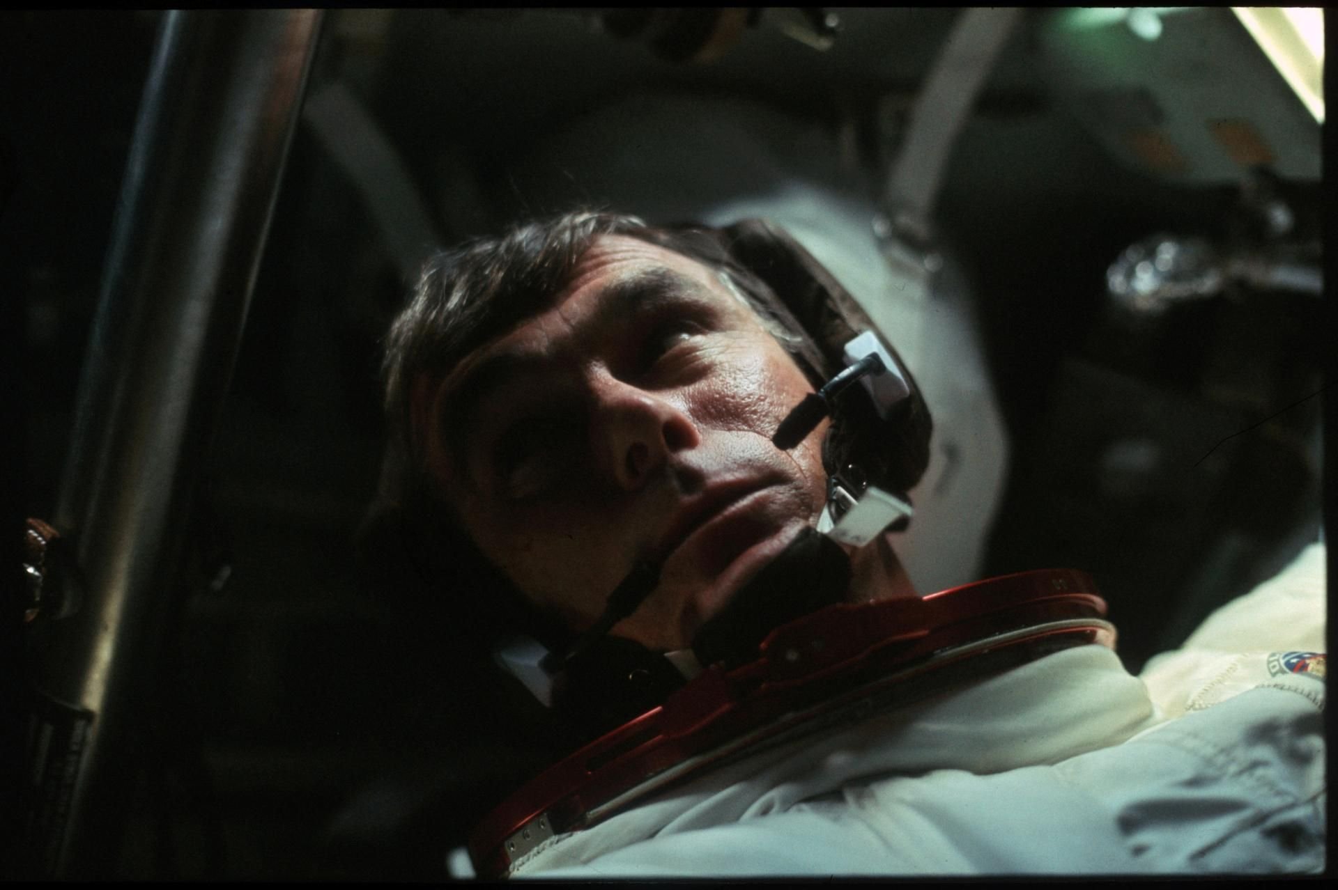 Gene Cernan während der Apollo 17-Mission im Dezember 1972.