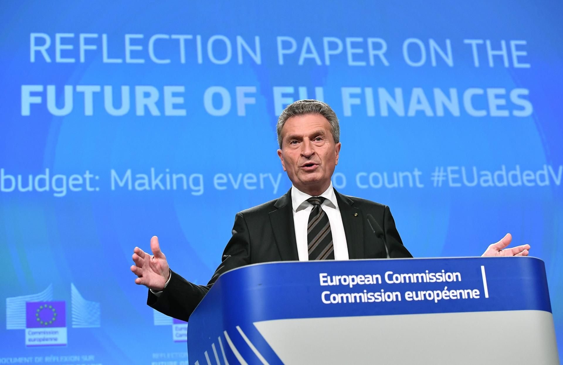 EU-Haushaltskommissar Günther Oettinger