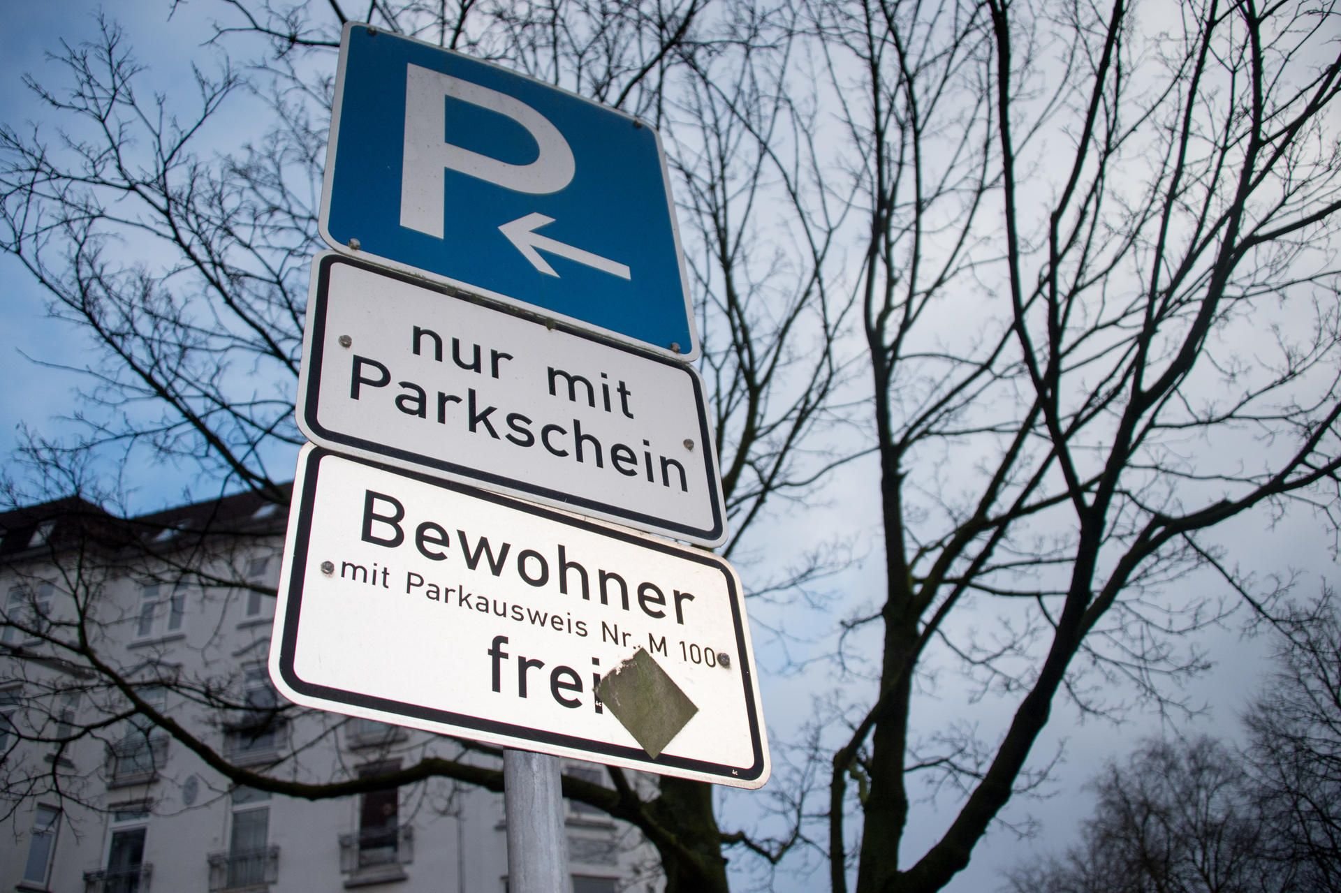 Hier ist Parken für Anwohner erlaubt