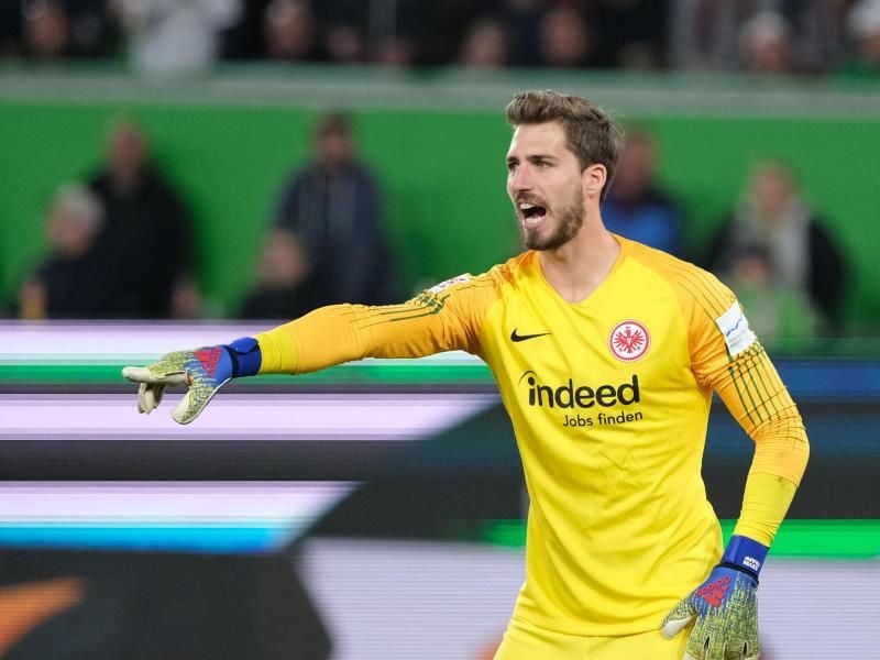 Frankfurts Torwart Kevin Trapp war nach dem späten Gegentreffer unzufrieden. Foto: Peter Steffen