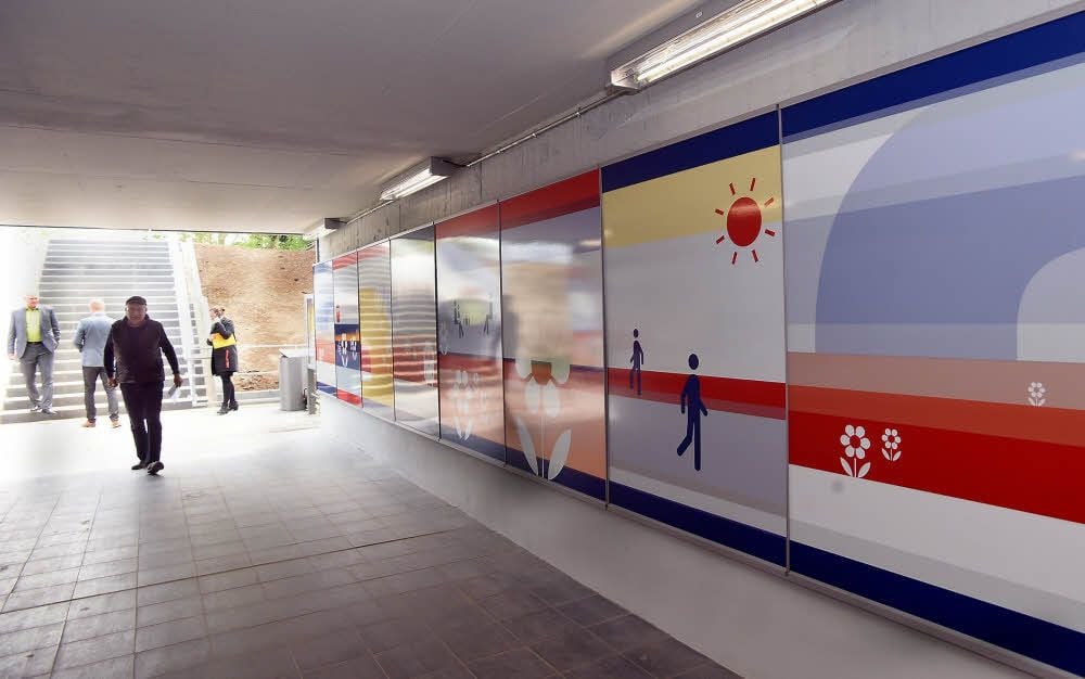 Nach der Sanierung zeigt sich der Tunnel hell und freundlich.