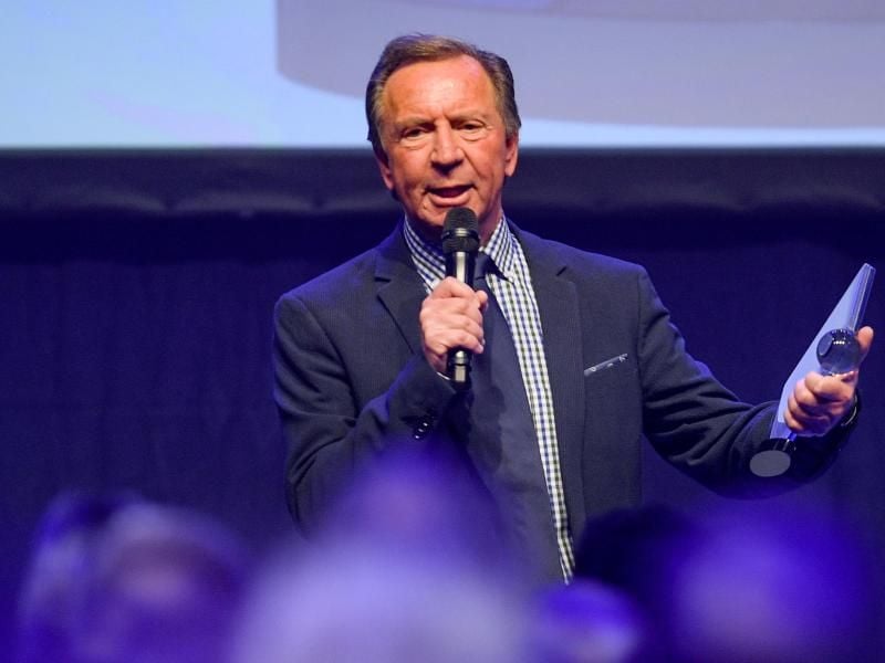 Der Sportjournalist Gerd Rubenbauer, Preisträger in der Kategorie "Lebenswerk". Foto: Axel Heimken