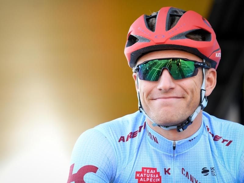 Radsprinter Marcel Kittel legt gerade eine Pause ein. Foto: David Stockman/BELGA