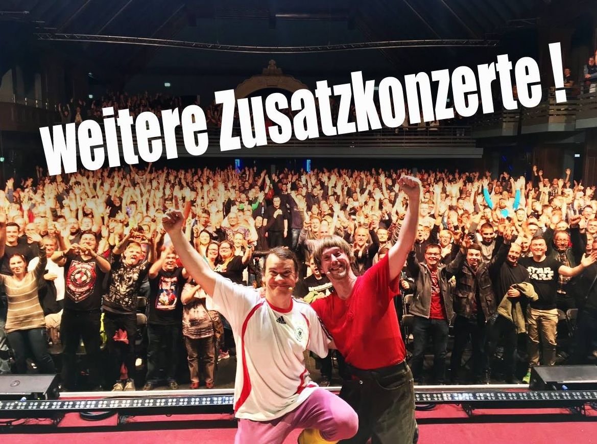 Für die aktuelle Tour des Eisleber Kult-Duos Elsterglanz gibt es neue Zusatzkonzerte.