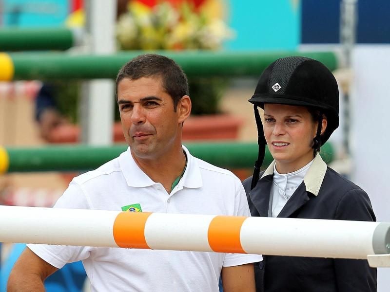 Die Milliardenerbin Athina Onassis-Roussel und der Spingreiter Alvaro „Doda” de Miranda Neto (2011) haben sich scheiden lassen. Foto: Marcelo Sayao