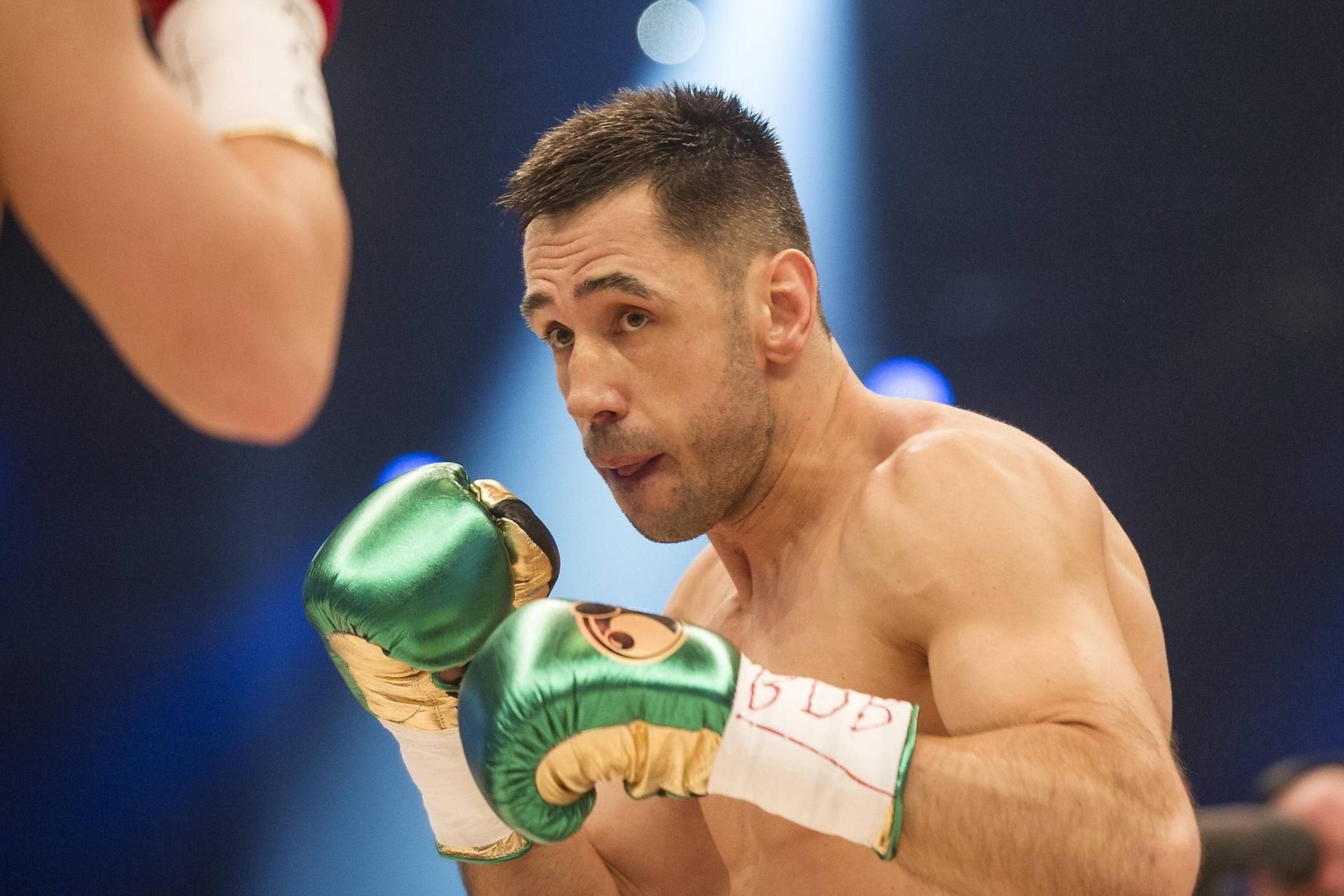Felix Sturm, hier 2019 beim Kampf gegen Fjodor Tschudinow.