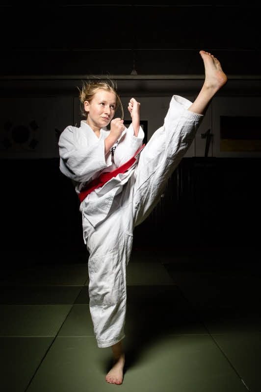Hauptsache perfekt: Caroline Gößling feilt im Training weiter an ihren Techniken.