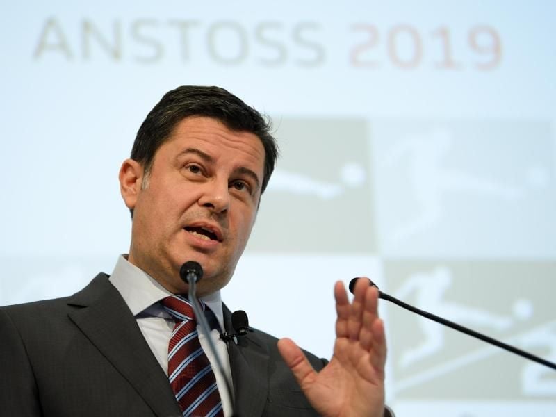 Gegen eine Reform der Champions League mit Sonntagsspielen: Christian Seifert, Geschäftsführer der DFL. Foto: Arne Dedert/dpa