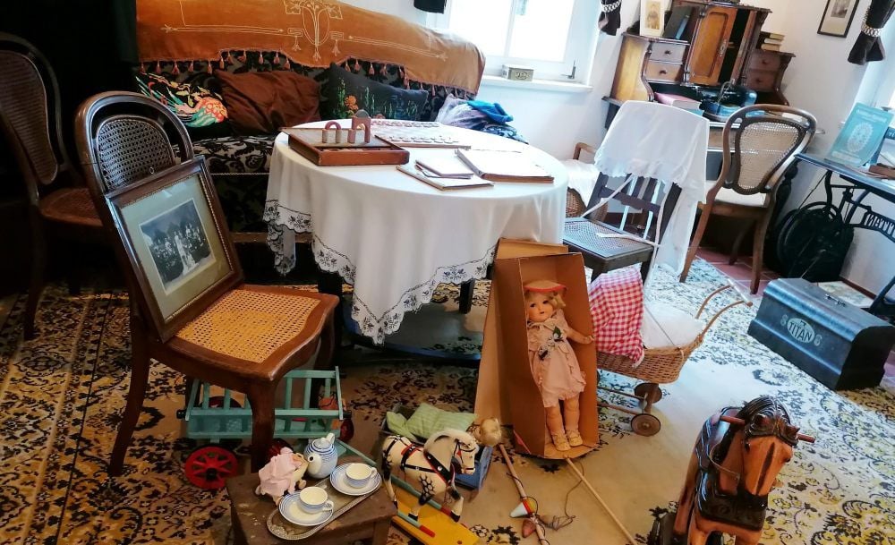 Blick in die gute Stube des kleinen Söllichauer Heimatmuseums