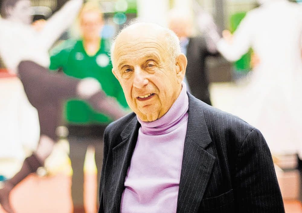 Guy Stern im Mai 2016 in seiner Geburtsstadt Hildesheim, deren Ehrenbürger er ist.
