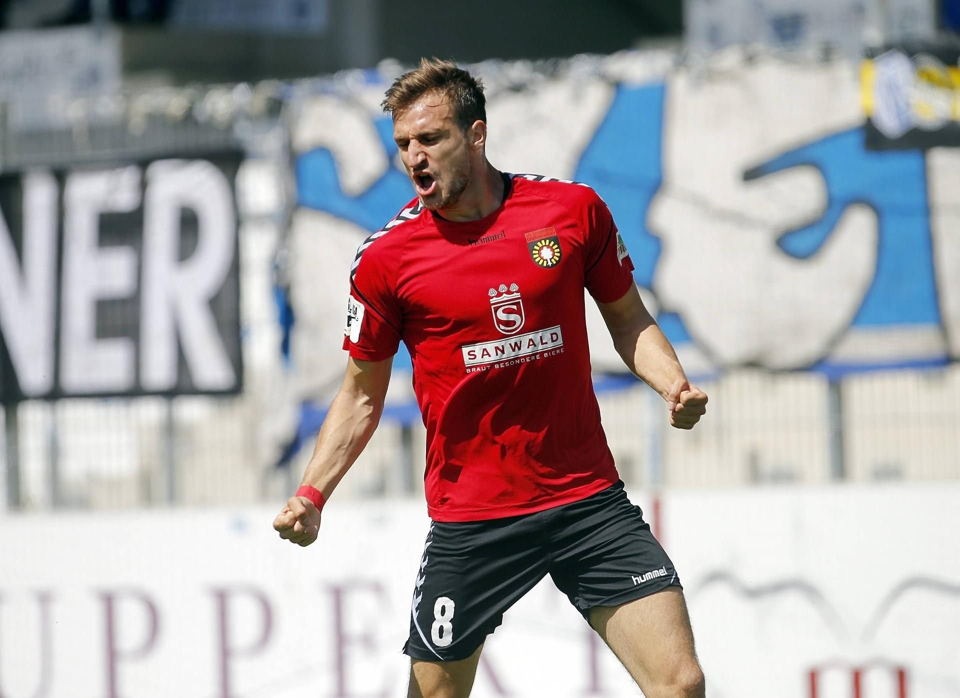 Sohm spielte seit 2014 in Großaspach und erzielte in 98 Spielen zehn Tore.