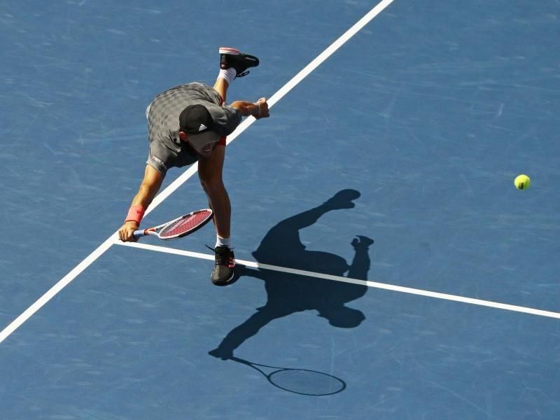 Erreichte die Runde der besten acht: Dominic Thiem. Foto: Andres Kudacki/AP