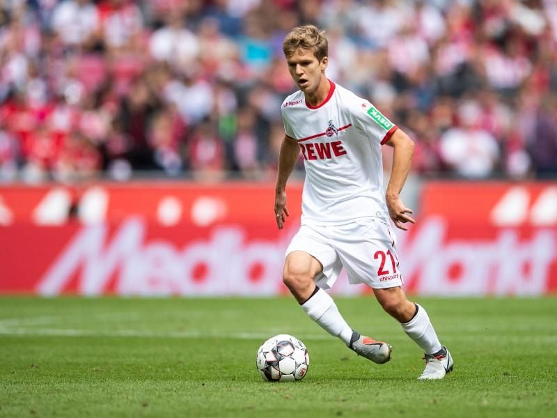 Kölns Vincent Koziello hat sich an der Schulter verletzt. Foto: Marius Becker