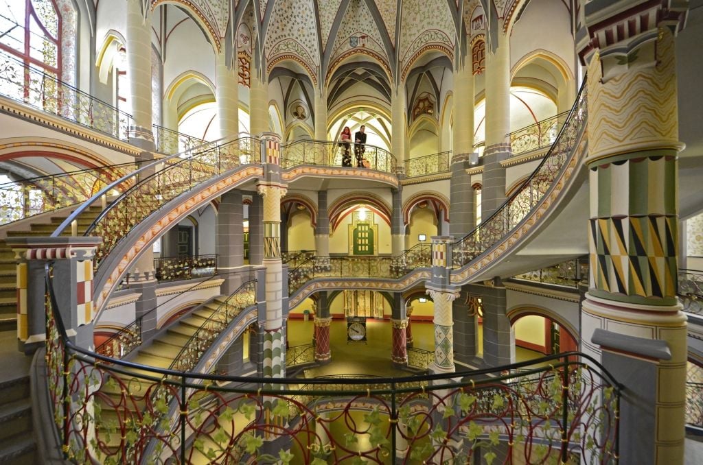 Treppenhaus im Landgericht Halle