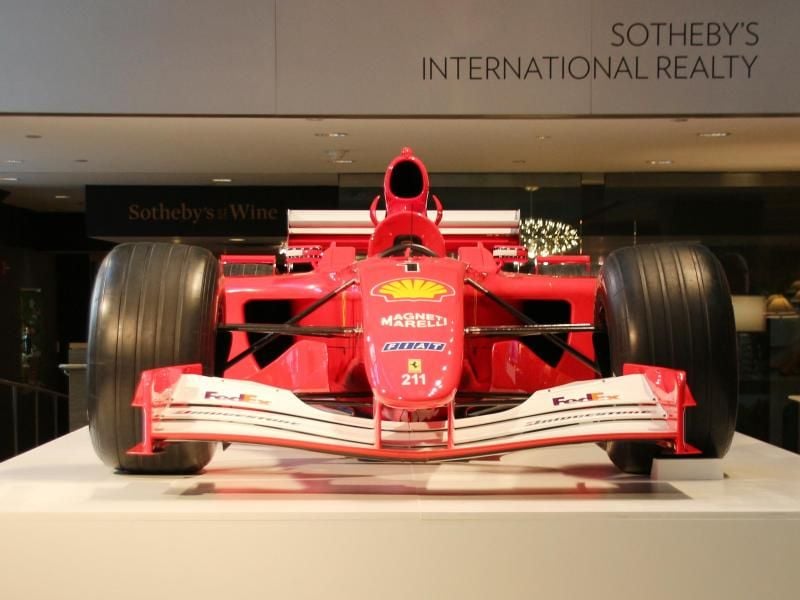 Mit dem roten Flitzer hat Michael Schumacher unter anderem 2001 den großen Preis von Monaco gewonnen. Foto: Christina Horsten