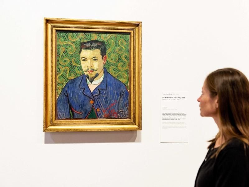 Vincent van Gogh, Dr. Félix Rey, 1889. Foto: Robin Van Lonkhuijsen