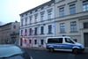 Das Haus der Iidentitären Bewegung in der Adam-Kuckhoff-Straße in Halle. (Archivbild)