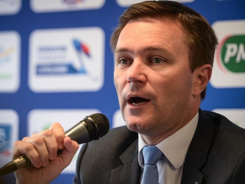 David Lappartient ist der Präsident des Radsport-Weltverbandes UCI. Foto: AFP