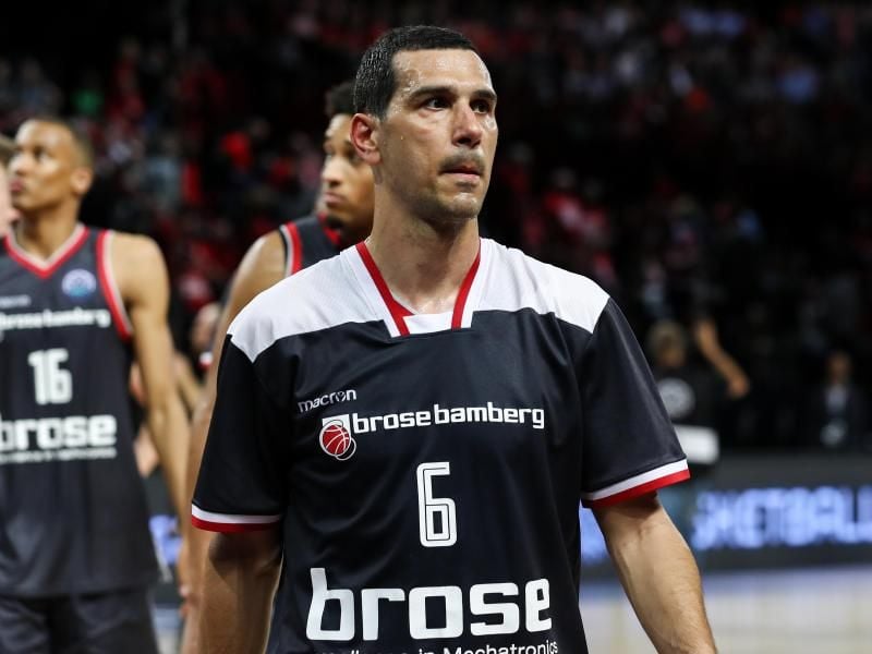 Routinier Nikos Zisis muss Brose Bamberg verlassen. Foto: David Pintens/BELGA