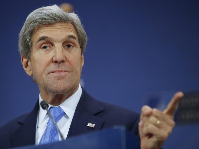 US-Außenminister John Kerry. Foto: EPA/OLIVIER HOSLET/Archiv