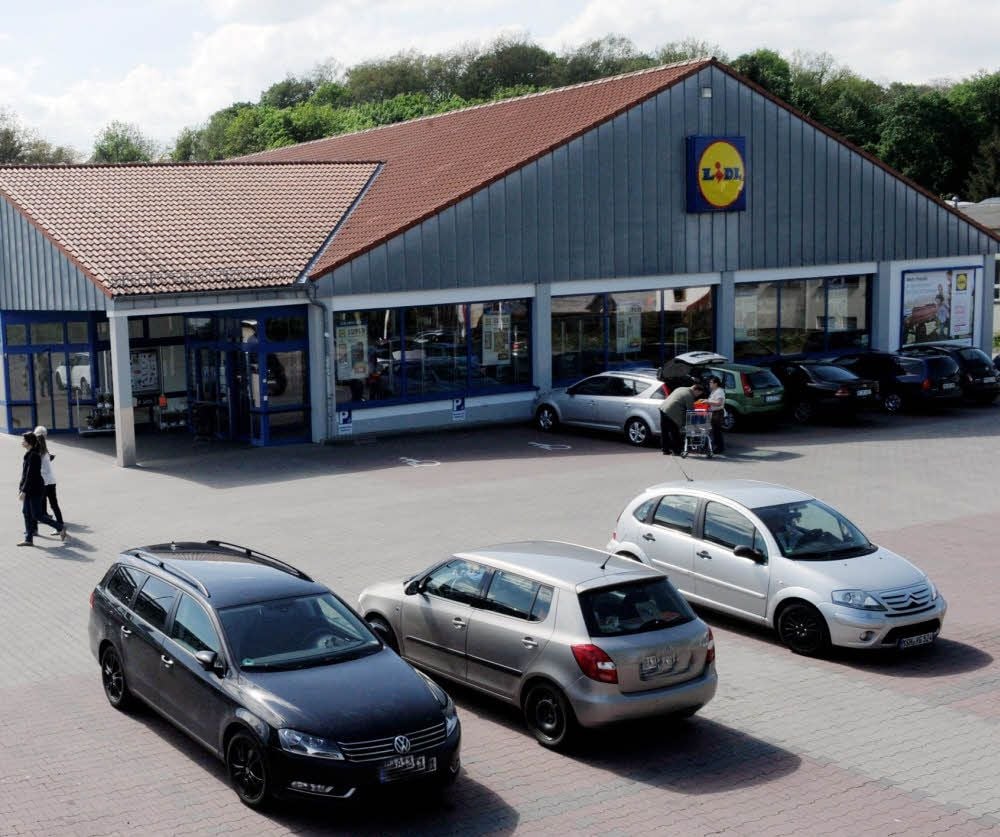 Der Lidl-Markt in der Halleschen Straße in Eisleben