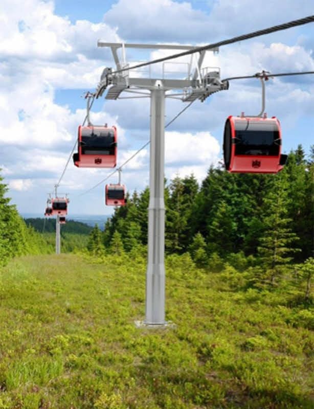 So könnte die Seilbahn durch den Harz führen.