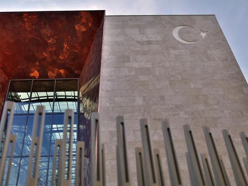 Türkische Botschaft in Berlin. Foto: Michael Kappeler