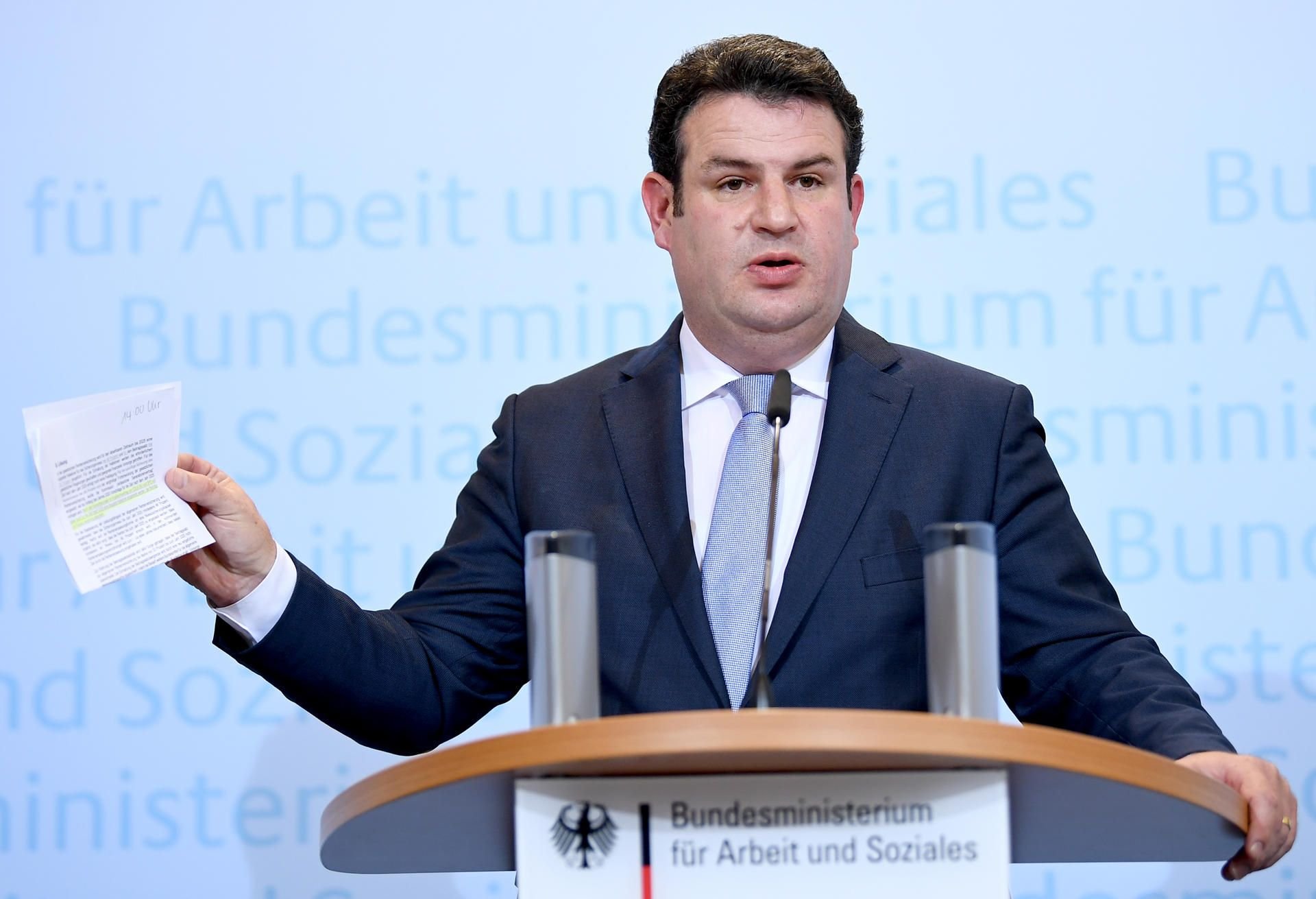 Arbeitsminister Hubertus Heil