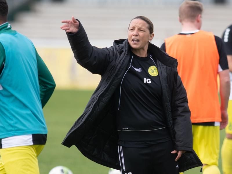 Fordert mehr Beachtung des Frauen-Fußballs: Ex-Nationalspielerin Inka Grings. Foto: Bernd Thissen/dpa