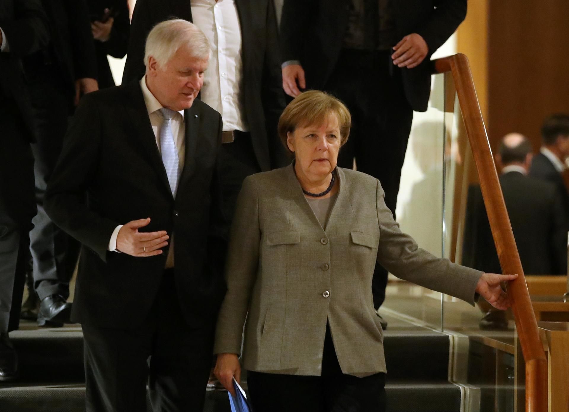 Kanzlerin Angela Merkel und CSU-Chef Horst Seehofer.