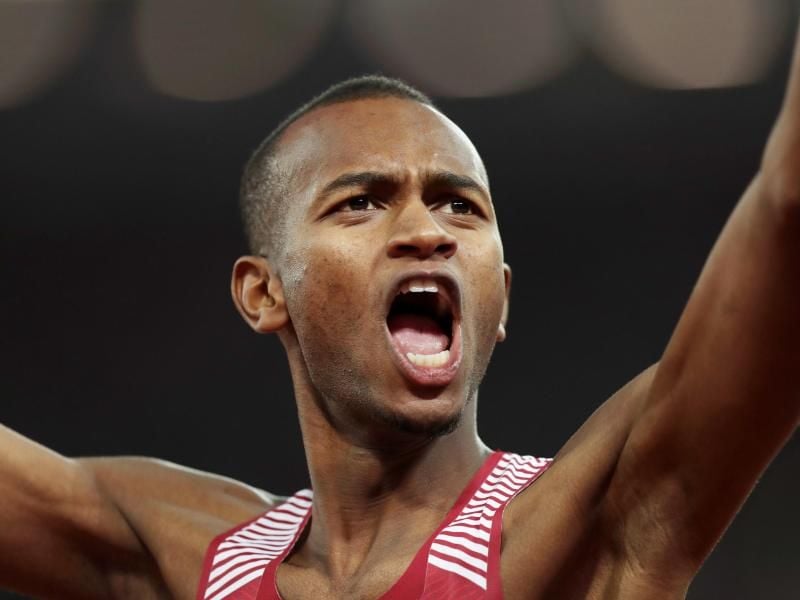 Der Hochspringer Mutaz Essa Barshim aus Katar muss sich wegen einer Bänderverletzung einer Operation unterziehen. Foto: Leonore Schick/AP