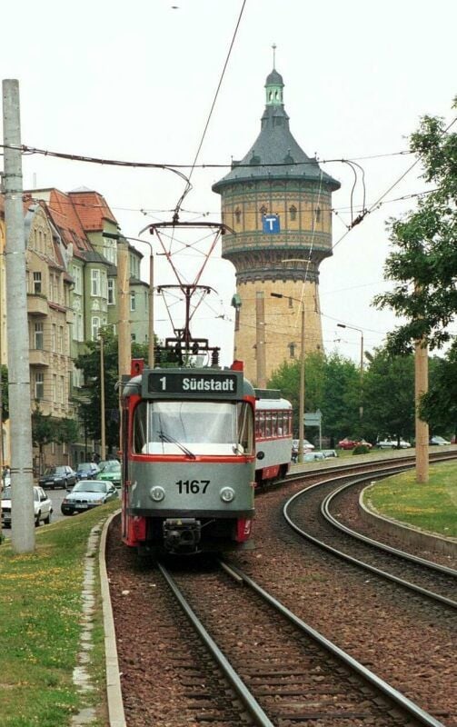 Die alte Tatra-Straßenbahn wurde reaktiviert.