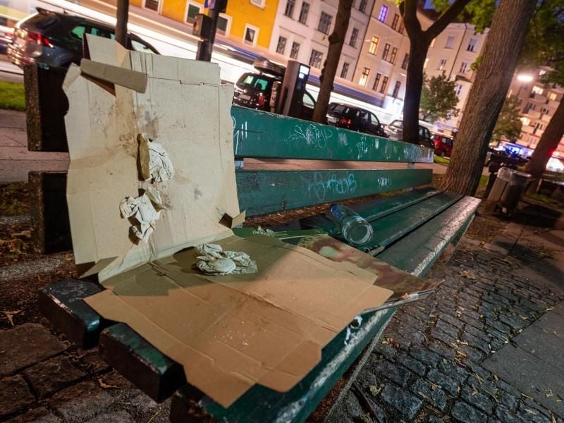 In städtischen Parks und Grünanlagen stapelt sich der Müll von To-go-Verpackungen. Besonders an den sperrigen Pizzakartons stören sich viele Kommunen.