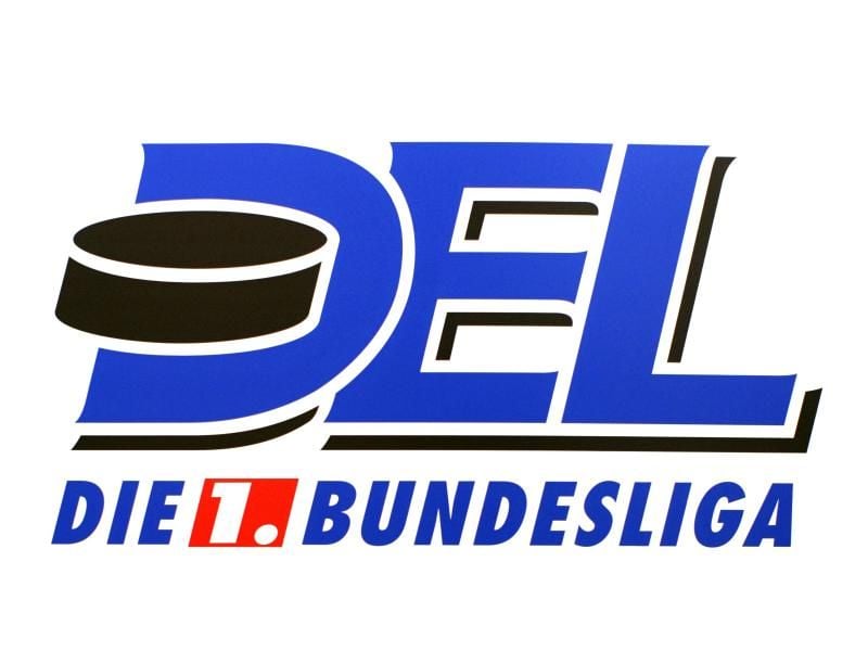 Das Logo der Deutschen Eishockey Liga (DEL). Foto: Rolf Vennenbernd/dpa