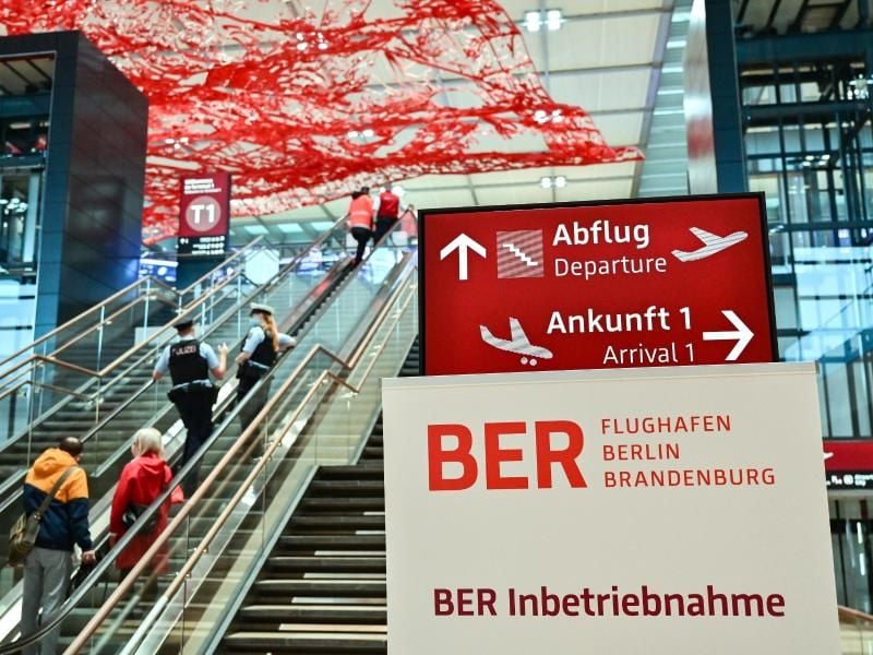 Der Hauptstadtflughafen BER geht in Betrieb. Foto: Patrick Pleul/dpa-Zentralbild/dpa