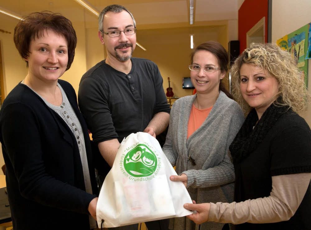 Sie sind der neue Vorstand des Fördervereins: Birgit Hildebrandt (Schriftführerin), Stefan Schmidt (Vorsitzender), Yvonne Schlobach (Schatzmeisterin) und Katja Müller (stellvertretende Vorsitzende, v.l.)