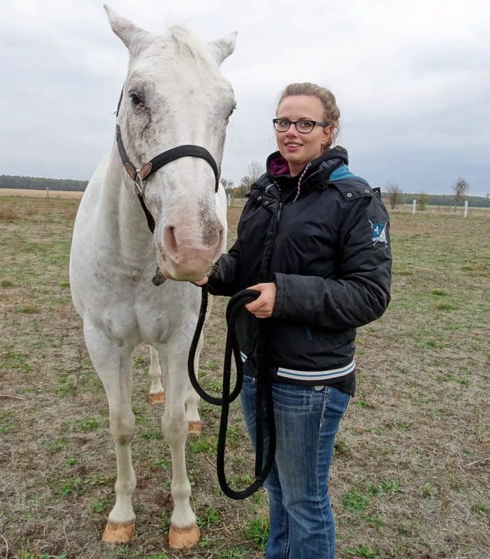 Ein starkes Team: Jennifer Birke und Appaloosa Picasso