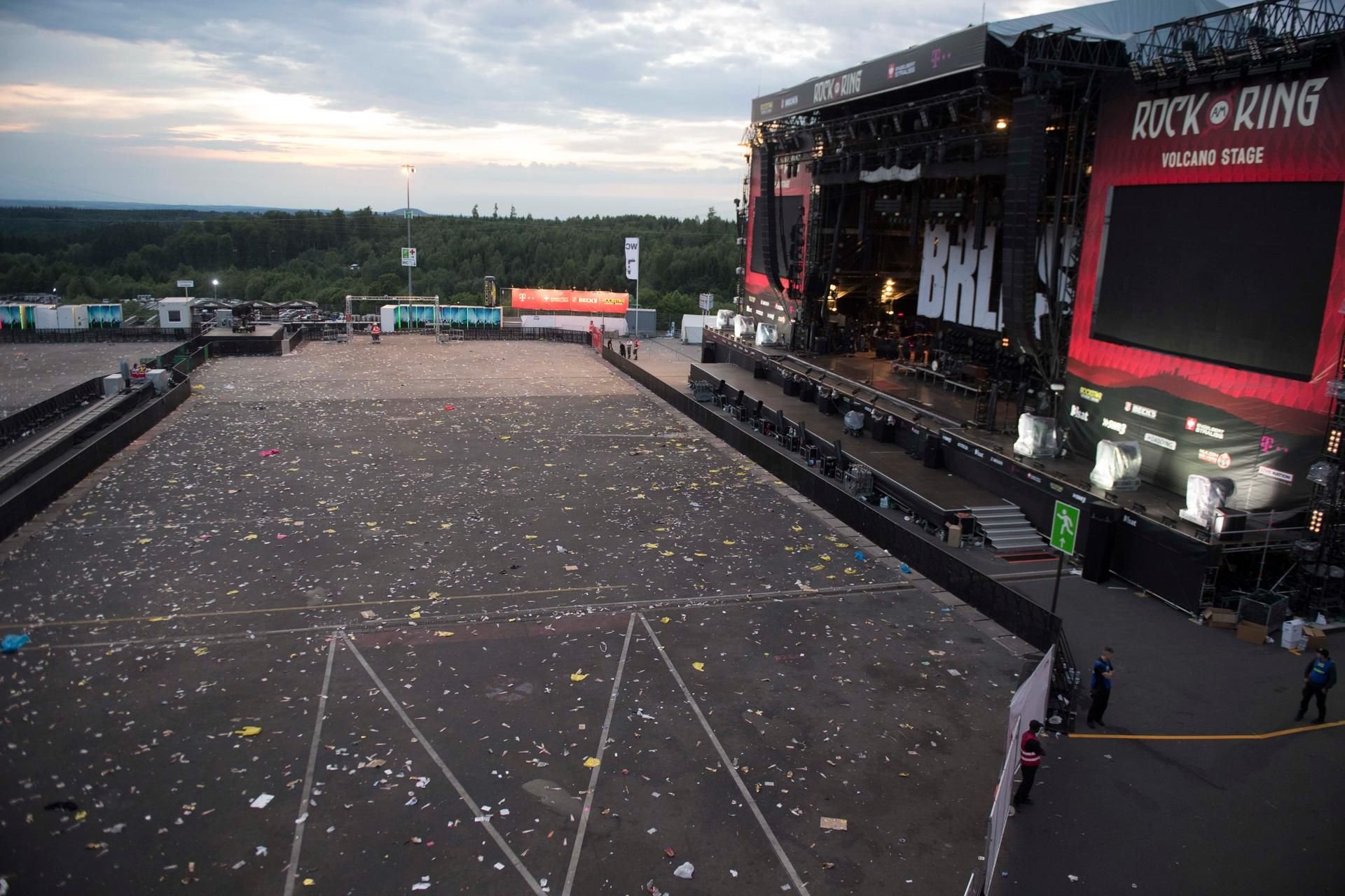 Das Gelände bei Rock am Ring wurde evakuiert.