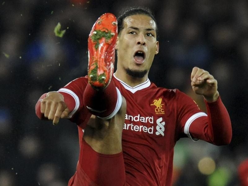 Rekordeinkauf Virgil van Dijk traf für Liverpool zum Sieg. Foto: Rui Vieira