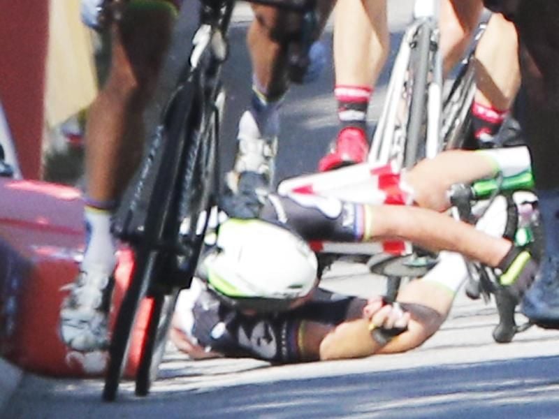 Hintergrund für die Einführung des Videobeweises ist der Vorfall bei der Tour 2017, als Peter Sagan nach einem heiklen Sprint-Crash mit Mark Cavendish ausgeschlossen worden war. Foto: Christophe Ena