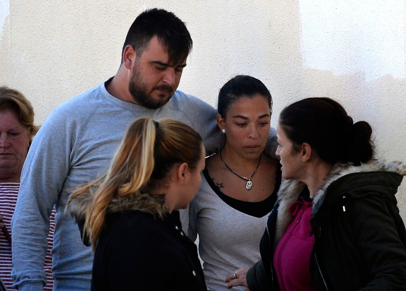 Jose Rosello und Victoria Garcia, die Eltern des zweijährigen Julen
