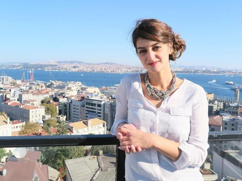 Die türkische Künstlerin Aylin Yavuz in Istanbul. Foto: Linda Say