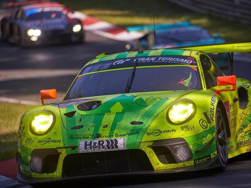 Der Werks-Porsche 911 GT3 R des Teams Manthey-Racing wurde nachträglich disqualifiziert. Foto: Thomas Frey