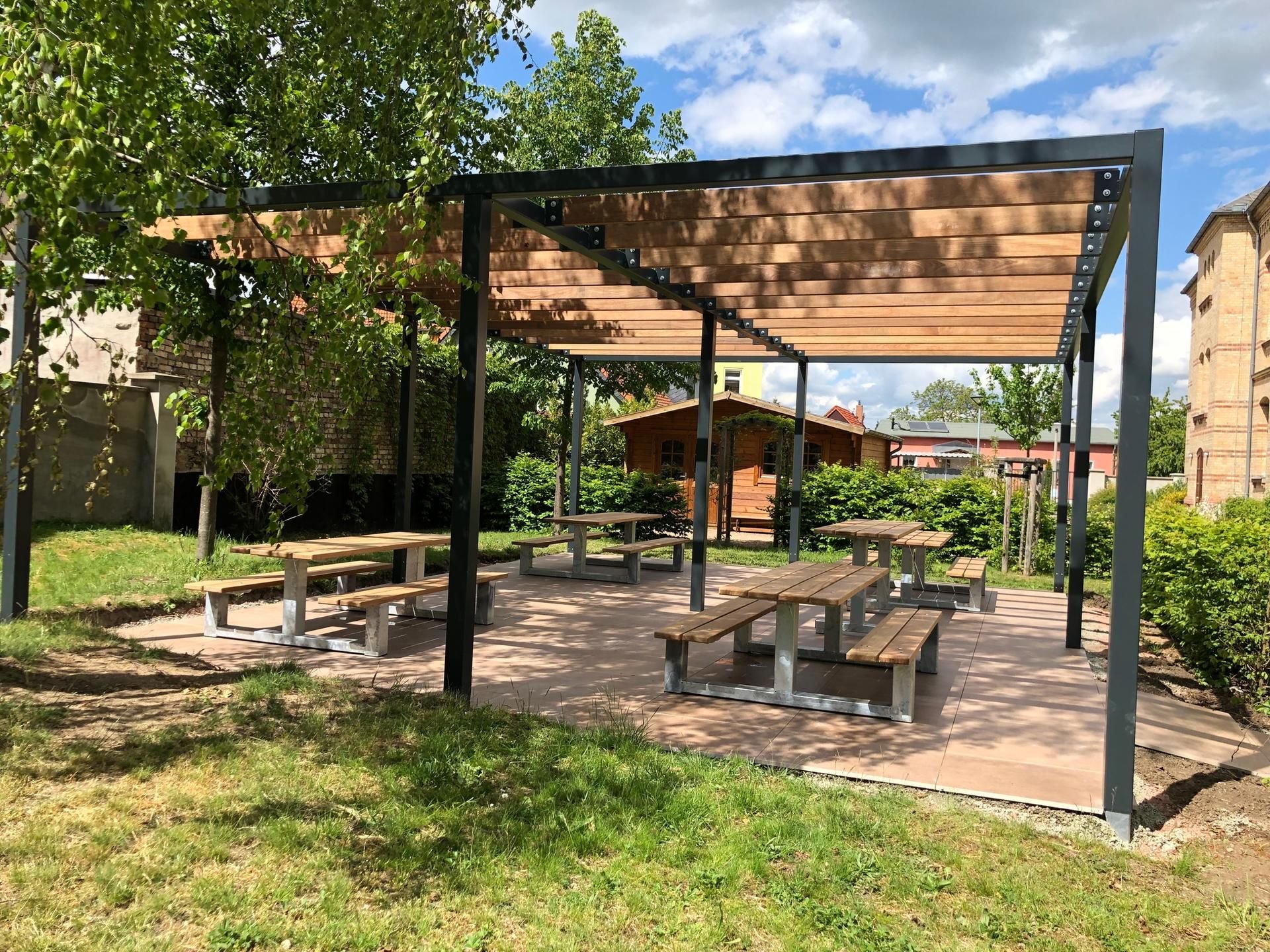 Grünes Klassenzimmer der Grundschule Kröllwitz