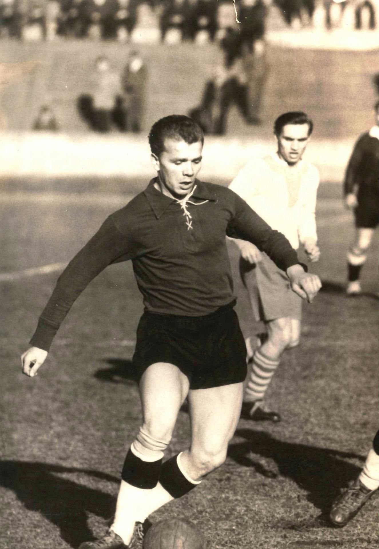„Banne“ 1961 als Spieler des HFC.