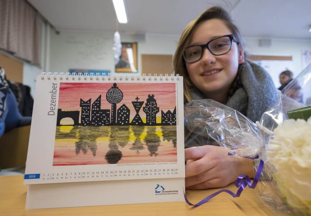 Angelique Moddelmog hat das Dezemberbild gemalt.