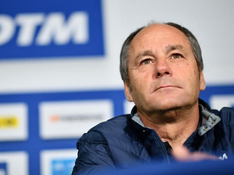 DTM-Chef Gerhard Berger hat den neuen Rennkalender vorgestellt. Foto: Uwe Anspach/dpa