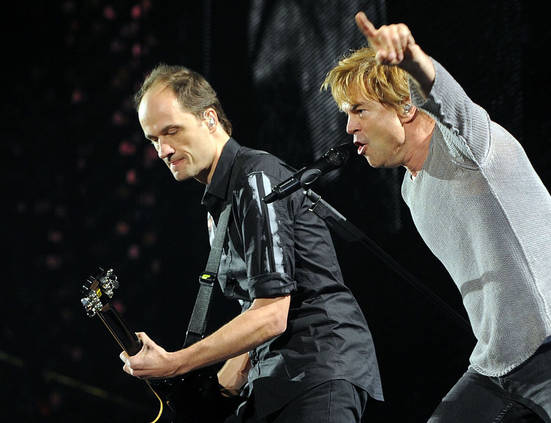 Der Sänger der Band «Die Toten Hosen», Campino (r.) und Gitarrist Michael Breitkopf (l.).